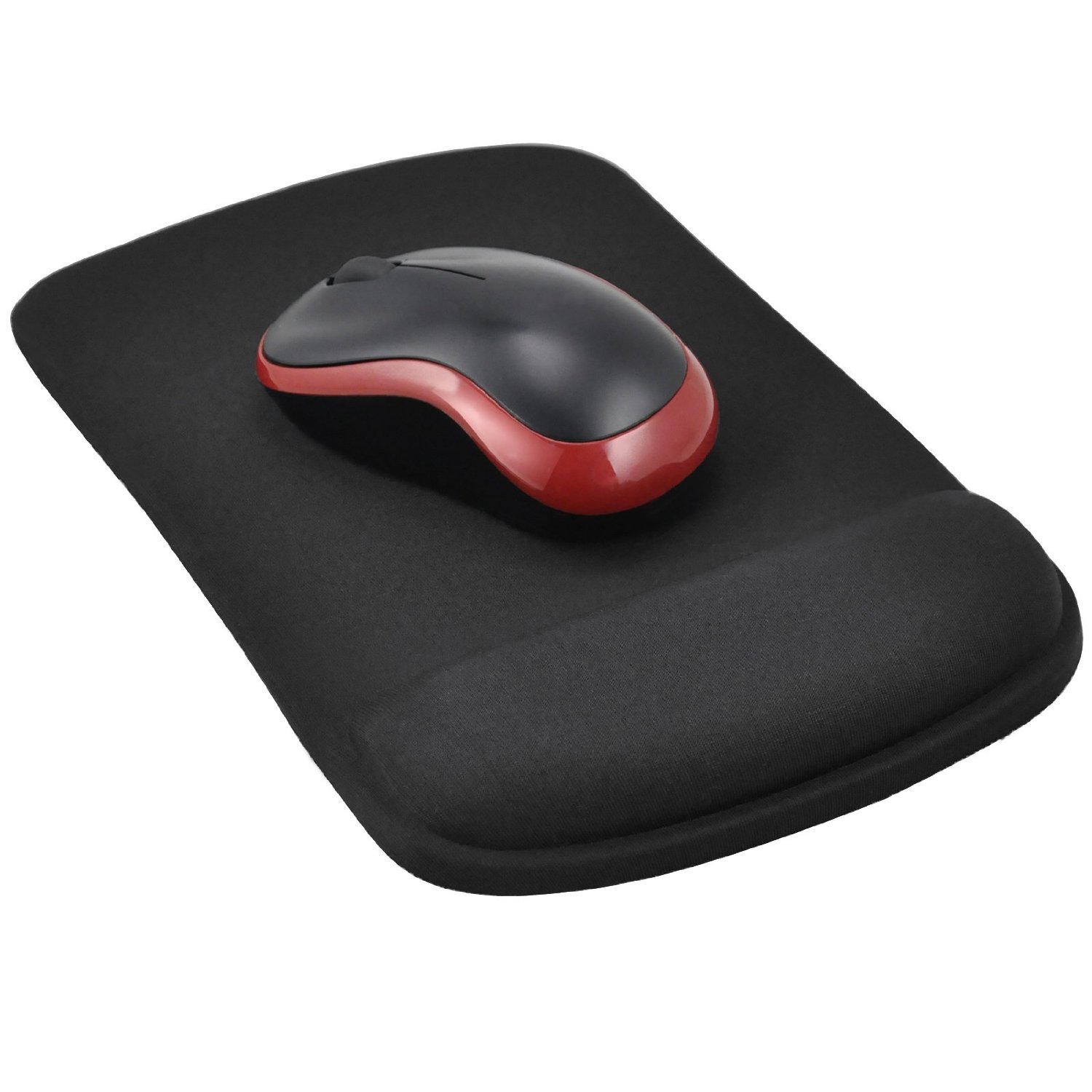 Black Mouse Mat/Pad Ergonomic Comfort Pad Computer PC Accessories